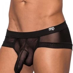 Male Power Hoser Micro Mini Short 129-236 Black