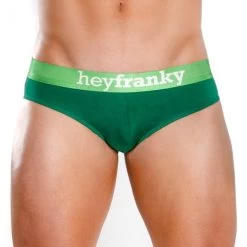 Hey Franky Play Mens Brief HF002G Green