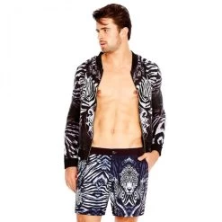 Aqua Blu Unisex Primal Bomber Jacket A8092PR Multi