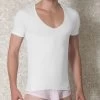 Doreanse Deep V Neck Tee 2820 White