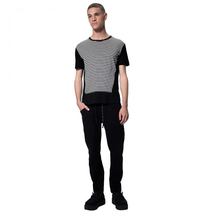 LEVEL Drew Unisex Tee L1418 Black - Image 6