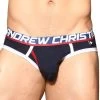 Andrew Christian Fly Tagless Brief W/ Almost Naked 91740 Navy
