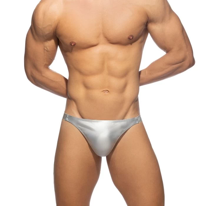 Addicted Party Shiny Thong AD1039 Silver - Image 4