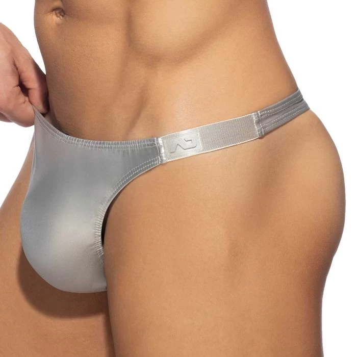 Addicted Party Shiny Thong AD1039 Silver - Image 3