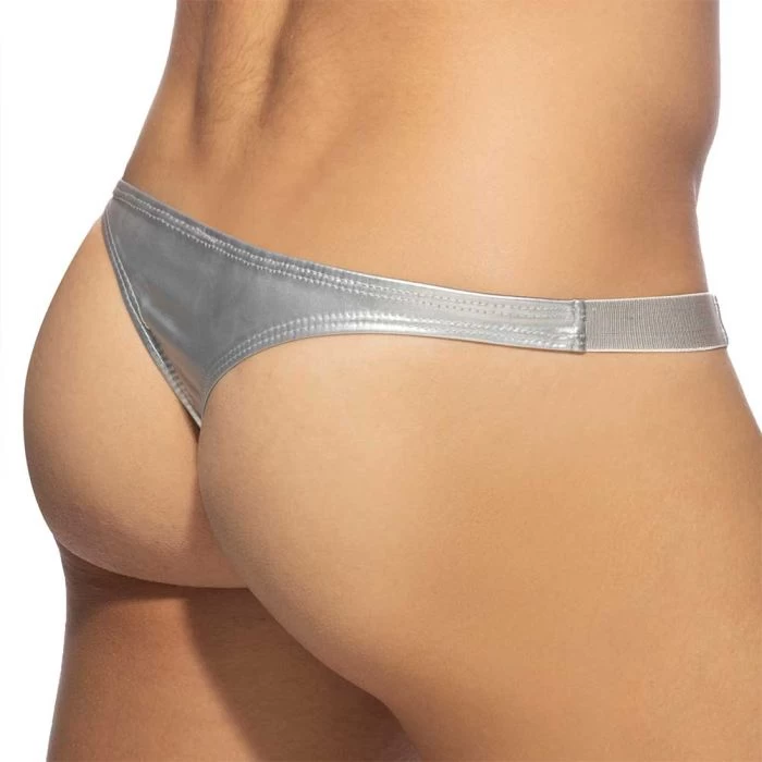 Addicted Party Shiny Thong AD1039 Silver - Image 2