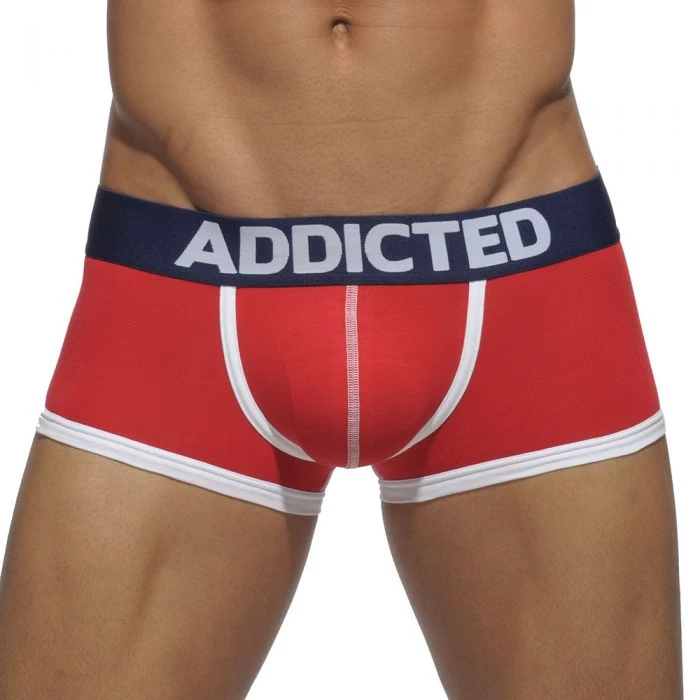Addicted Three Pack Basic Boxer AD302P Red/Grey/Royal Blue - Image 2