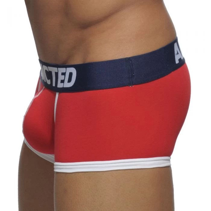 Addicted Three Pack Basic Boxer AD302P Red/Grey/Royal Blue - Image 3