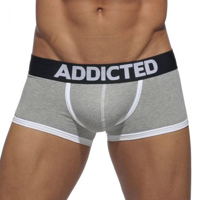 Addicted Three Pack Basic Boxer AD302P Red/Grey/Royal Blue - Image 5