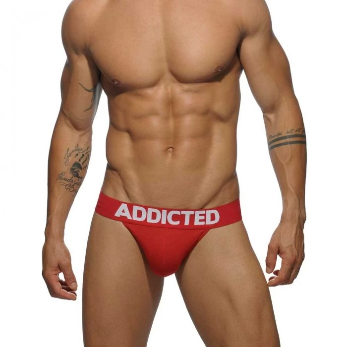 Addicted Bikini Brief AD466 Red - Image 4