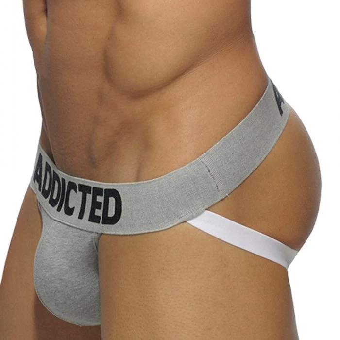 Addicted My Basic Jock AD469 Heather Grey - Image 2