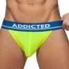 Addicted RingUp C-Through Bikini Brief AD920 Neon Yellow