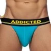 Addicted RingUp C-Through Jockstrap AD921 Turquoise
