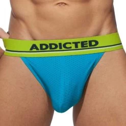 Addicted RingUp Mesh Bikini Brief AD932 Turquoise