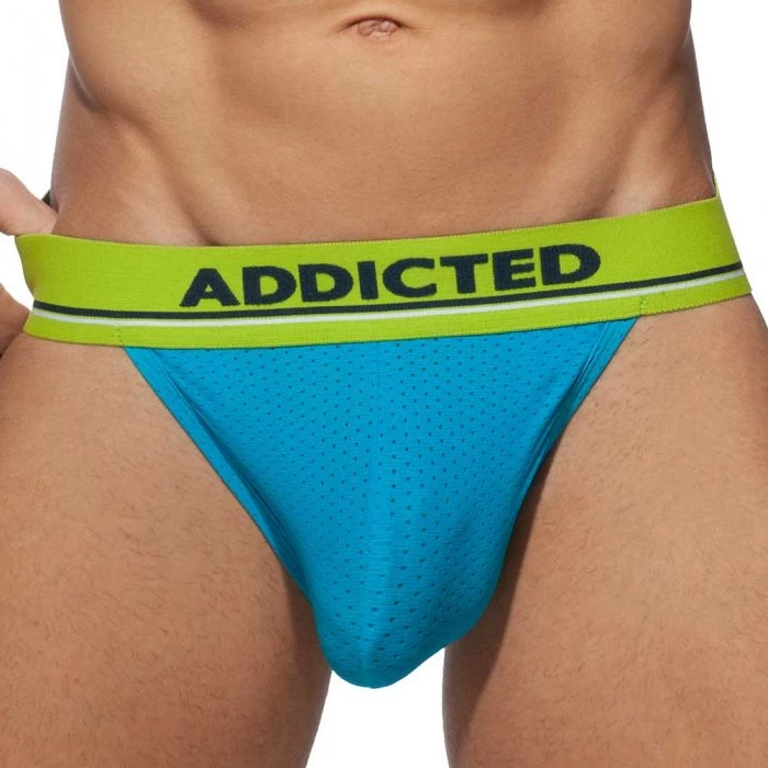 Addicted RingUp Mesh Bikini Brief AD932 Turquoise