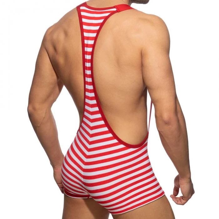 Addicted Sailor Velvet Singlet AD943 Red - Image 2