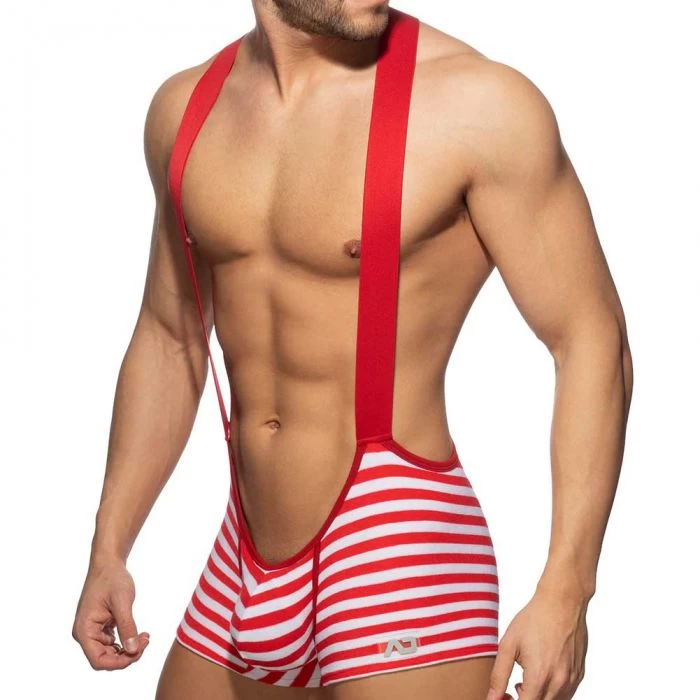 Addicted Sailor Velvet Singlet AD943 Red - Image 3