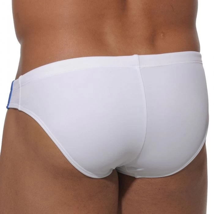 Addicted Low Cut Sports Swim Brief ADS005 White - Image 2