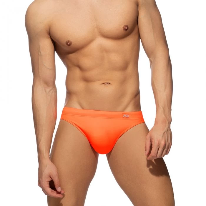 Addicted Neon Swim Bikini Brief ADS284 Neon Orange - Image 4