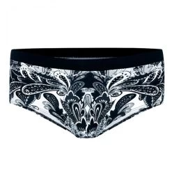 Aqua Blu Mens Noir Swim Trunk AM011725 Black