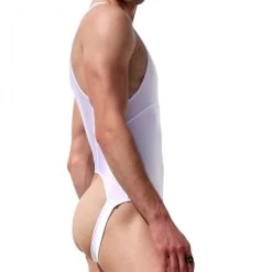 Rufskin CJ Stretch Jock Bodysuit White