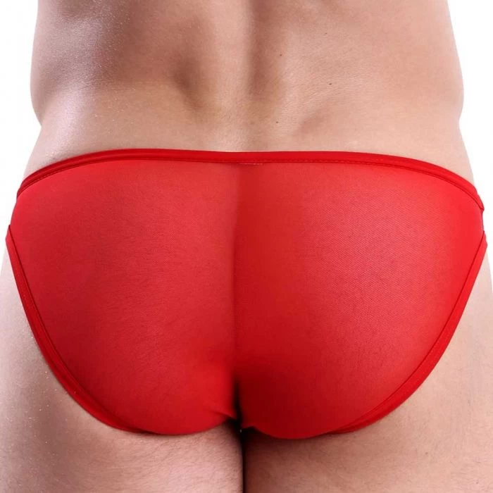 Cocksox Mesh Brief CX01ME Fiery Red - Image 2