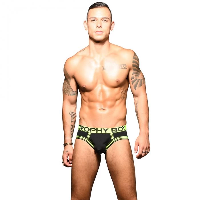 Andrew Christian Trophy Boy Score Brief 91792 Black - Image 7