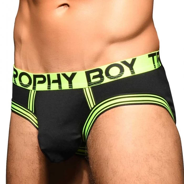 Andrew Christian Trophy Boy Score Brief 91792 Black - Image 2