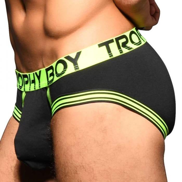 Andrew Christian Trophy Boy Score Brief 91792 Black - Image 3