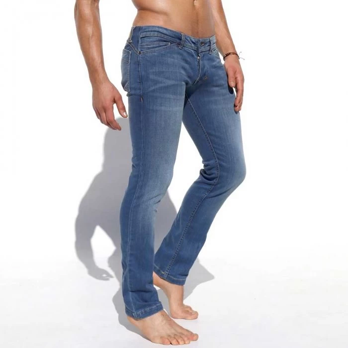 Rufskin Hendrix Slim Fit Jeans Distressed Denim - Image 4