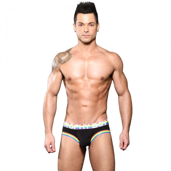Andrew Christian Trophy Boy Pride Brief 91992 Black - Image 7