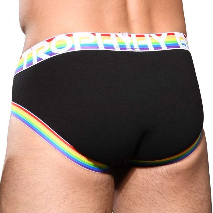 Andrew Christian Trophy Boy Pride Brief 91992 Black - Image 4