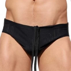Rufskin Trap Mesh Swim Sunga Brief Black
