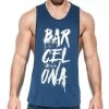 ES Collection BCN Silver Tank Top TS210 Navy